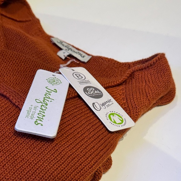 Indigenous Designs - 100% Organic Cotton Sweater - Women’s Large - NWT - Picture 3 of 4